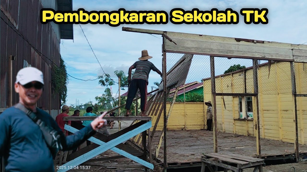 Pembongkaran Bangunan Sekolah TK