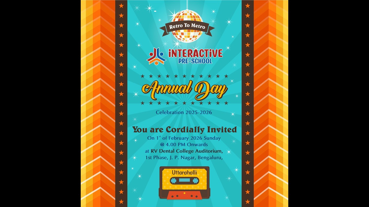 Interactive Pre-School Uttarahalli Annual Day video 2025-2026