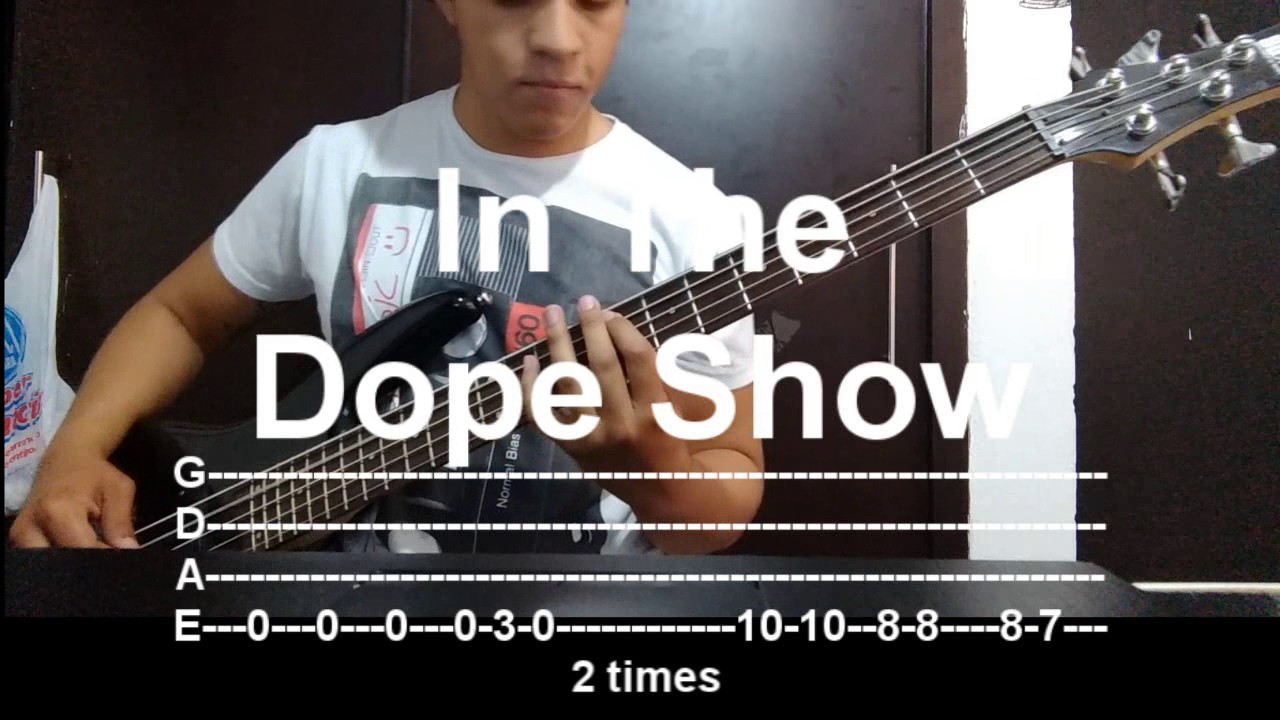 The Dope Show - Bass Cover With Tabs - Marilyn Manson