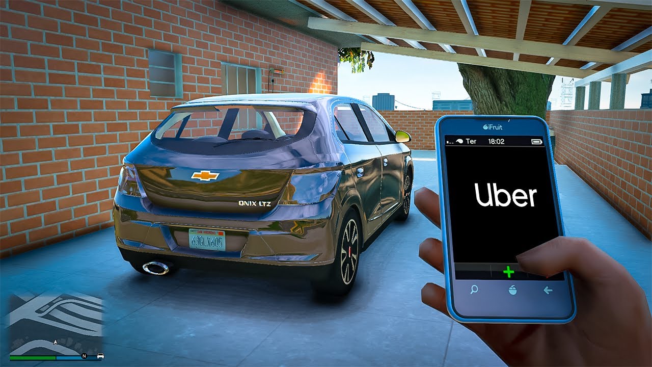 GTA V - VIDA DE UBER: CHEVROLET ONIX LTZ - #01