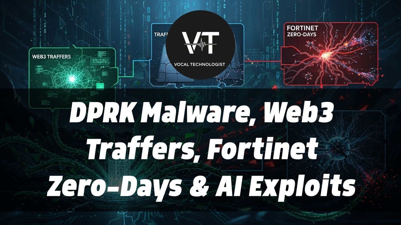 DPRK Malware, Web3 Traffers, Fortinet Zero-Days & AI Exploits