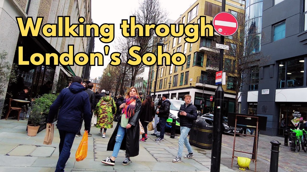 Walking through London's Soho