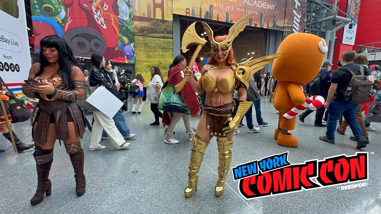 New York Comic Con 2025 4K Cosplay & Convention Walkthrough | Comic Con NYC 2025 Day 3 Saturday