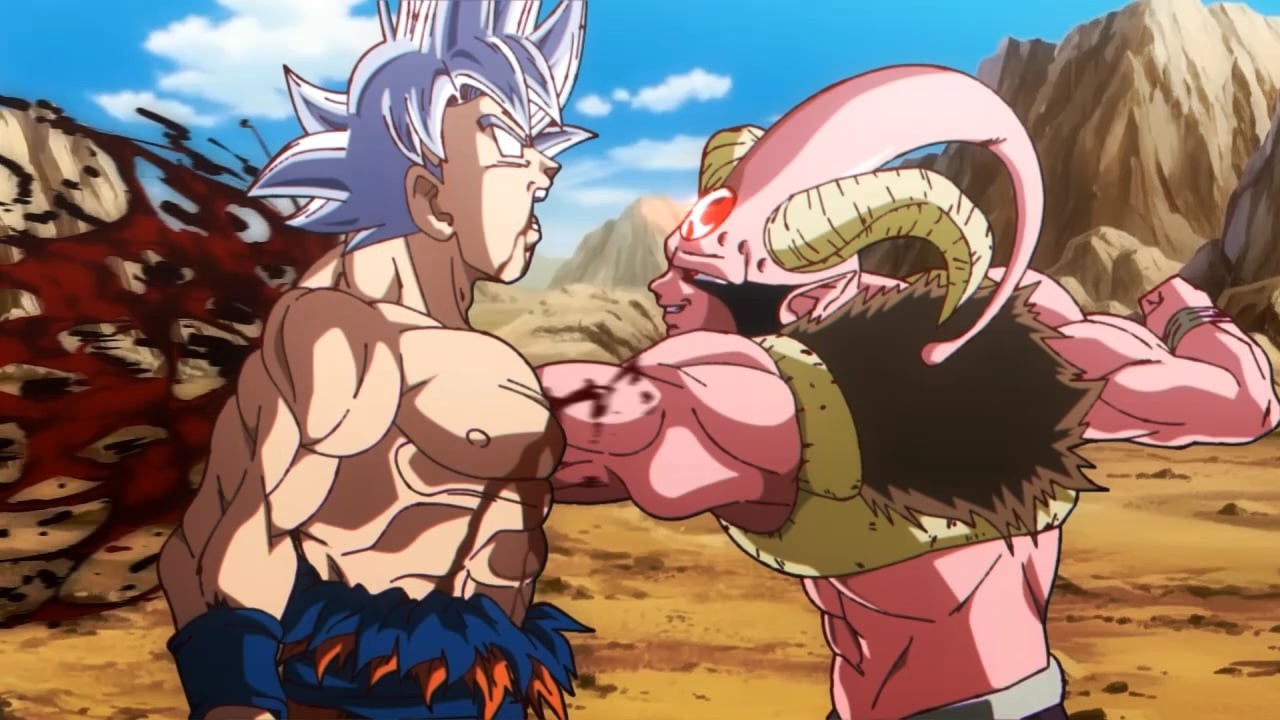 Маджин Моро против Гоку в режиме Ультра Инстинкта &mdash; английская озвучка &mdash; Dragon Ball Super &laquo;Галак...