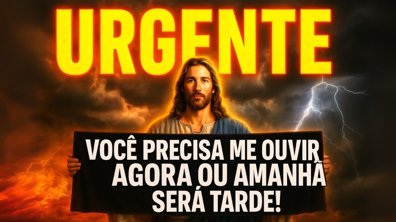 FILHO, você precisa me ouvir agora ou amanhã será tarde!