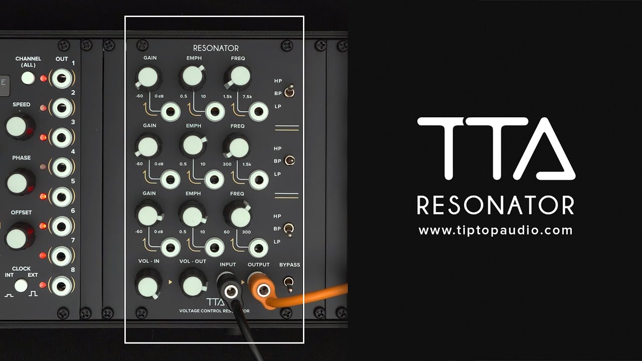 Another great vintage goes Eurorack, TTA Resonator Module