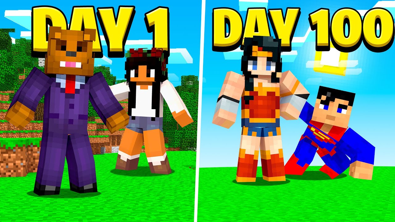I Survived 100 Days As SUPERMAN In Minecraft (Here's What Happened)