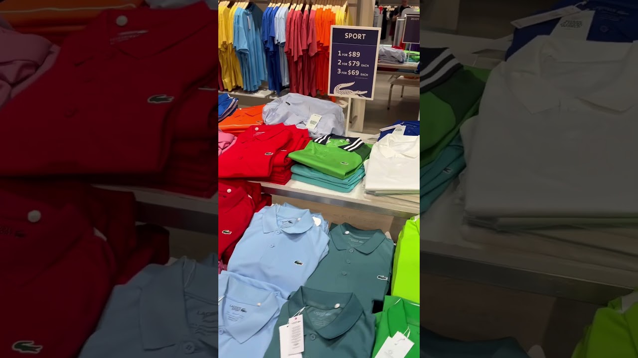 Calling All&hellip; Lacoste Outlet is 🔥#lacoste #outlet #style #ootd #haul #shopwithme #shopping #brands