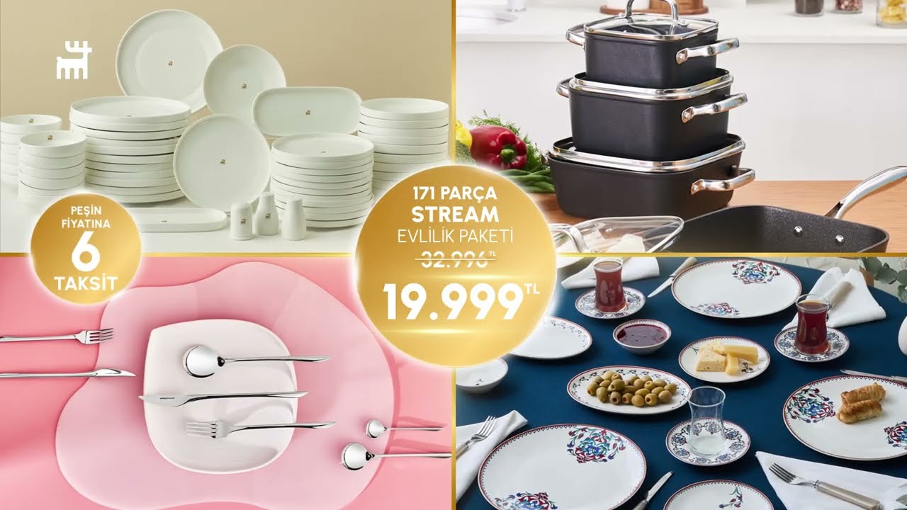 Kasım'da &Ccedil;eyiz Karaca'dan Alınır. 171 Par&ccedil;a Stream Evlilik Paketi Sadece 19.999 TL!