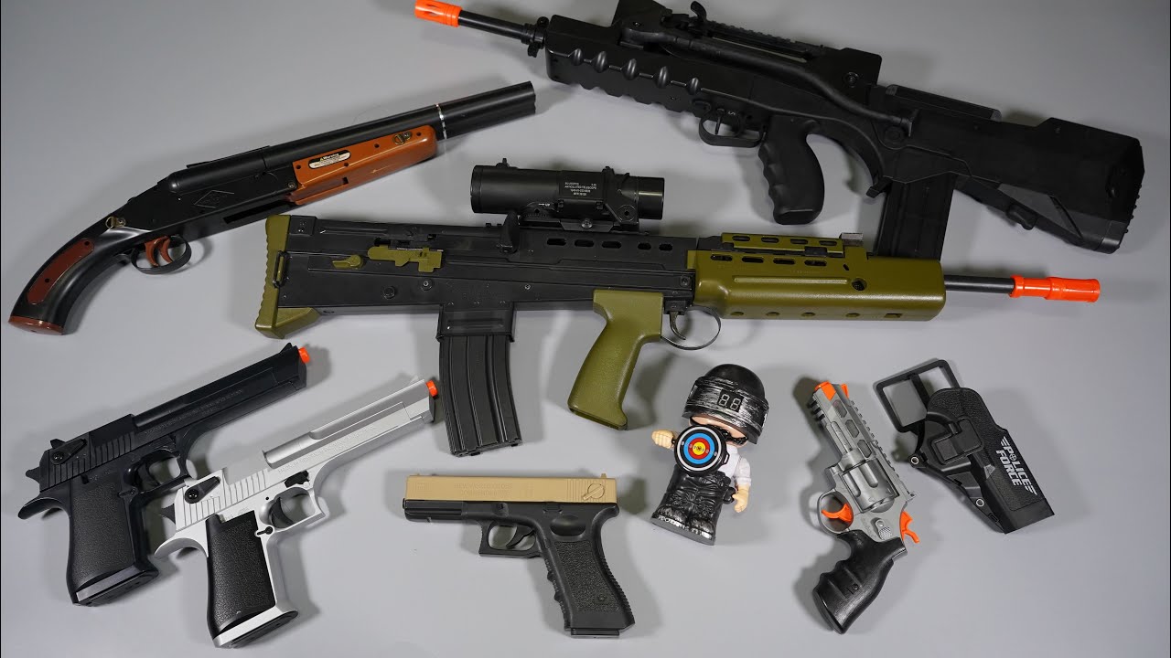 PUBG BATTLEGROUNDS Toy TARGET - L85A1 Toy Gun -FAMAS - Airsoft Gun - REALISTIC TOY GUNS collection