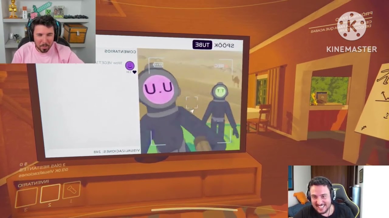 VEGETTA,FARGAN Y WILLYREX Su primer video en CONTENT WARNING.