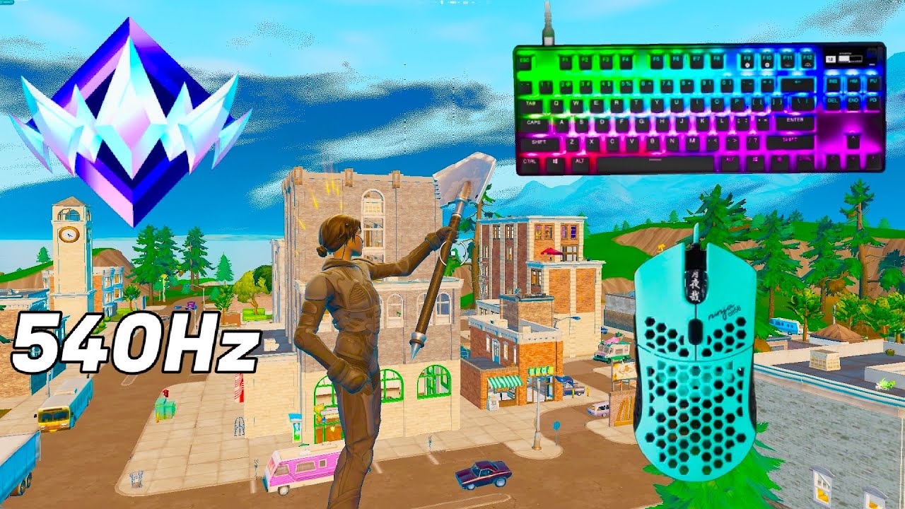 SteelSeries Apex Pro TKL ASMR 😴 Fortnite OG Ranked Reload 🏆 Satisfying Keyboard Fortnite 360 FPS 4K