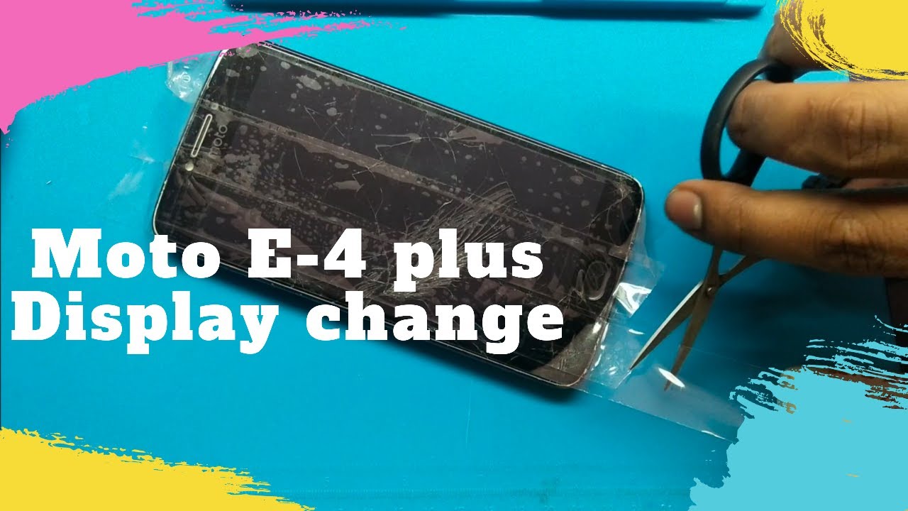 Motorola E-4 plus broken Display change || Display Replacement