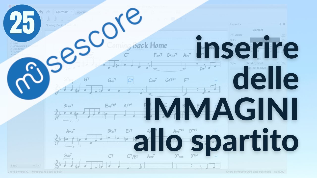 TUTORIAL MUSESCORE #25 Aggiungere immagini, indicazioni e ornamenti allo spartito