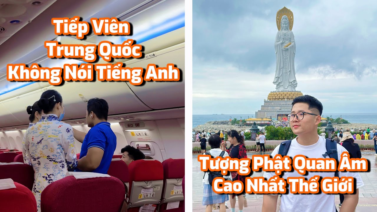 Hình như hầu hết các tiếp viên của Trung Quốc không thích nói tiếng Anh(Du Lịch Hải Nam, Trung Quốc)