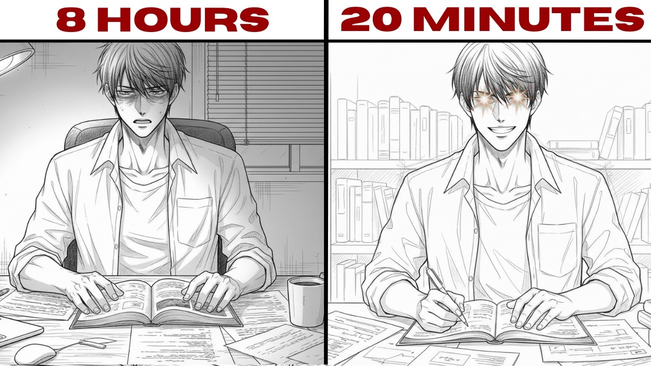How to study so fast and learn that feels like cheating.