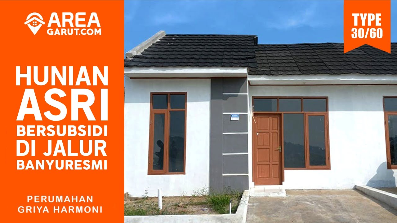 Rumah Type 30/60 Di Lingkungan Asri Jalur Banyuresmi | Griya Harmoni | Rp. 150 Jutaan | Area Garut