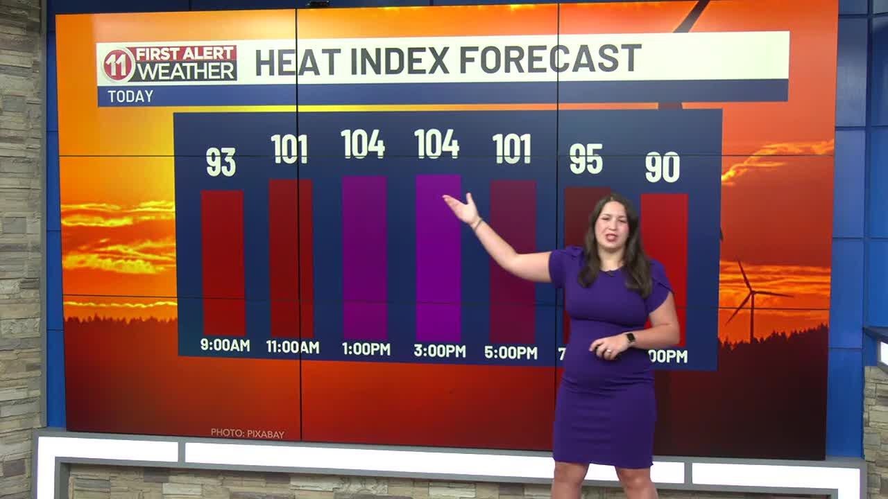Heat alerts in effect for Monday... Tori Alvarado's First Alert Weather Forecast 8/18/25