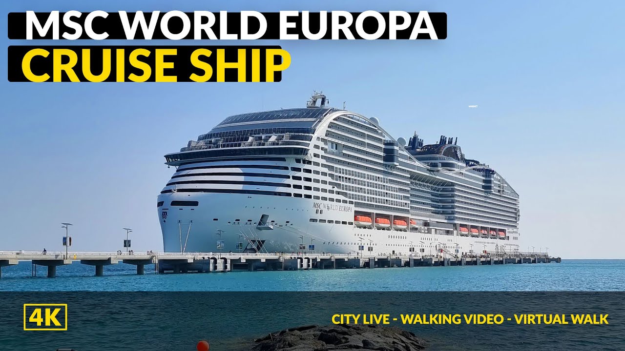 Круизный лайнер 4K MSC World Europa — План палубы 18,19,20 — ЧАСТЬ 1