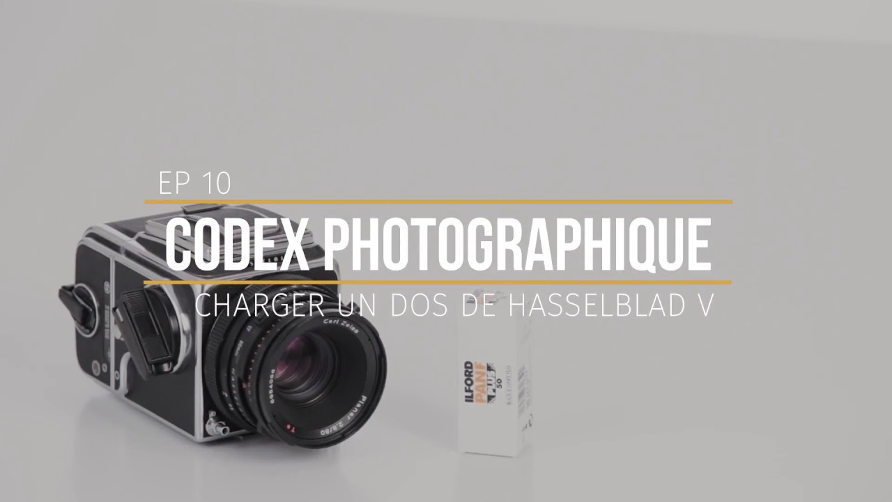 [CODEX-PHOTO-EP10] Comment charger un dos hasselblad A12