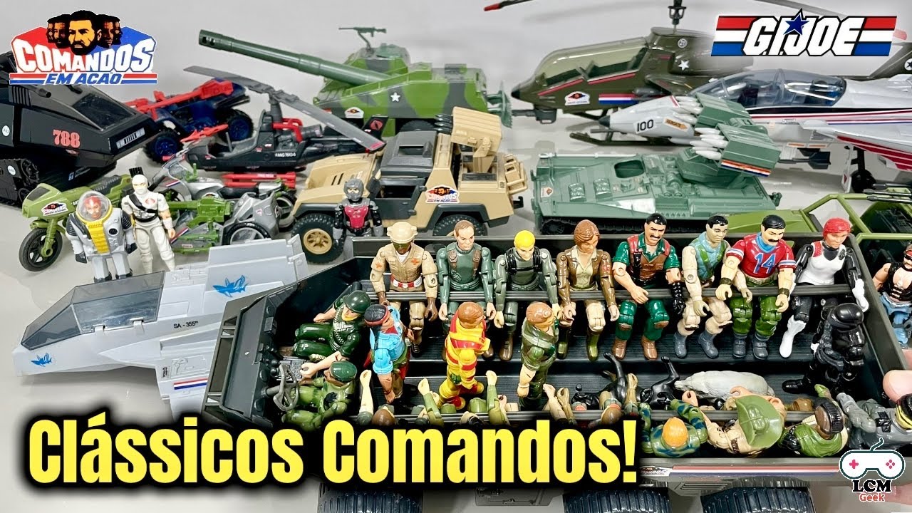 Comandos em Ação - Coleção dos itens mais clássicos que eu tenho até esse momento - Gi Joe!