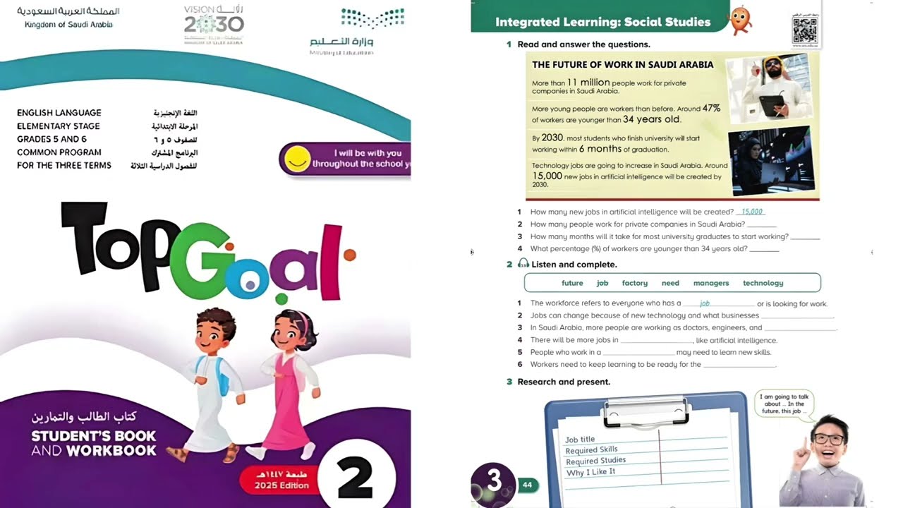 | Unit Review | &  | Social Studies |   | job paths | Unit3 | | Top Goal2 |  انجليزي