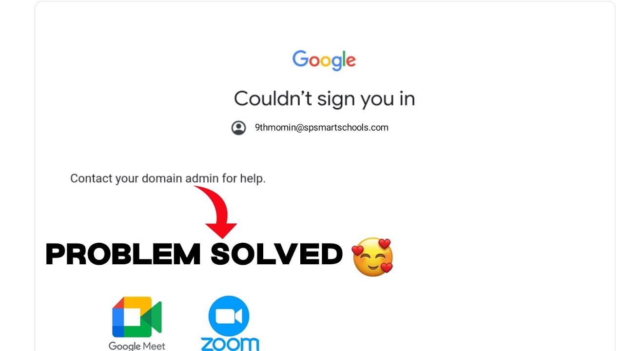 Contact your domain admin  for help !