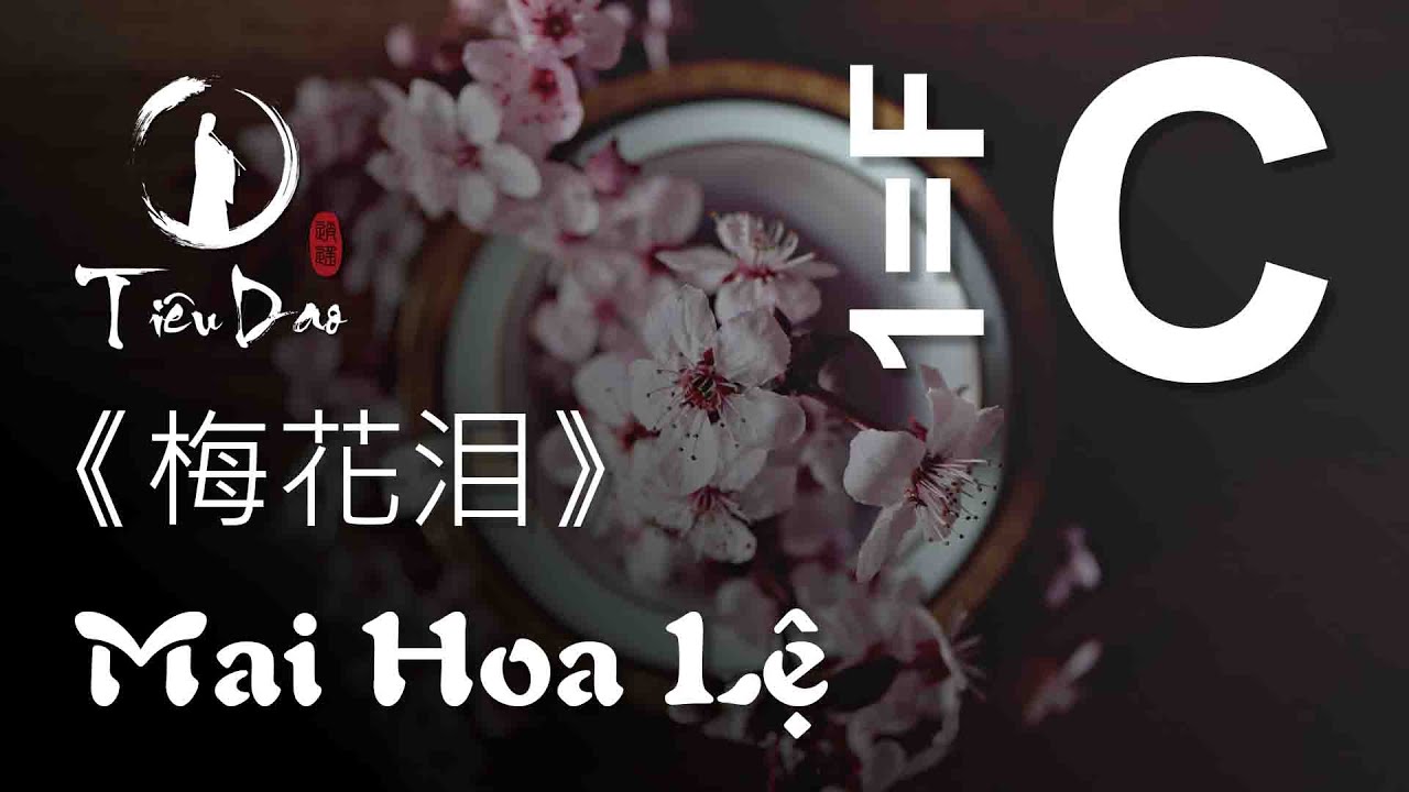 Cảm âm MAI HOA LỆ • Tone C • Dizi F 《梅花泪》 伴奏 The Plum Blossom Tears Accompaniment • Tiêu Dao