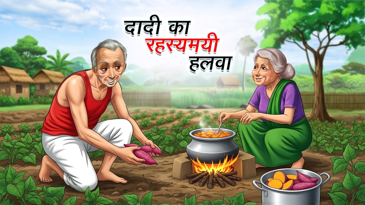 दादी का रहस्यमयी हल्वा | DADI KA RAHASYAMAYI HALWA | HINDI KAHANI | CARTOON STORY | HINDI STORIES