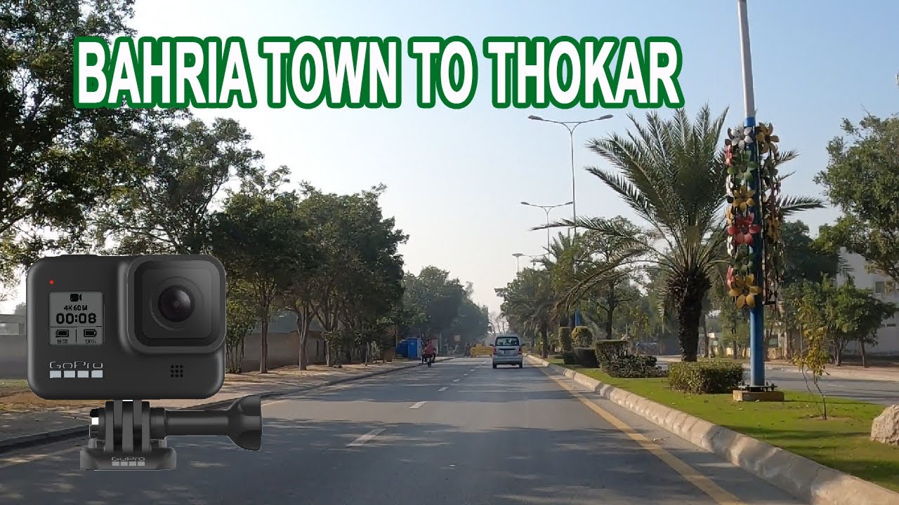 Driving through Bahria Town Lahore To Thokar Niaz Baig 2021 Canal Road - Lahore Street View