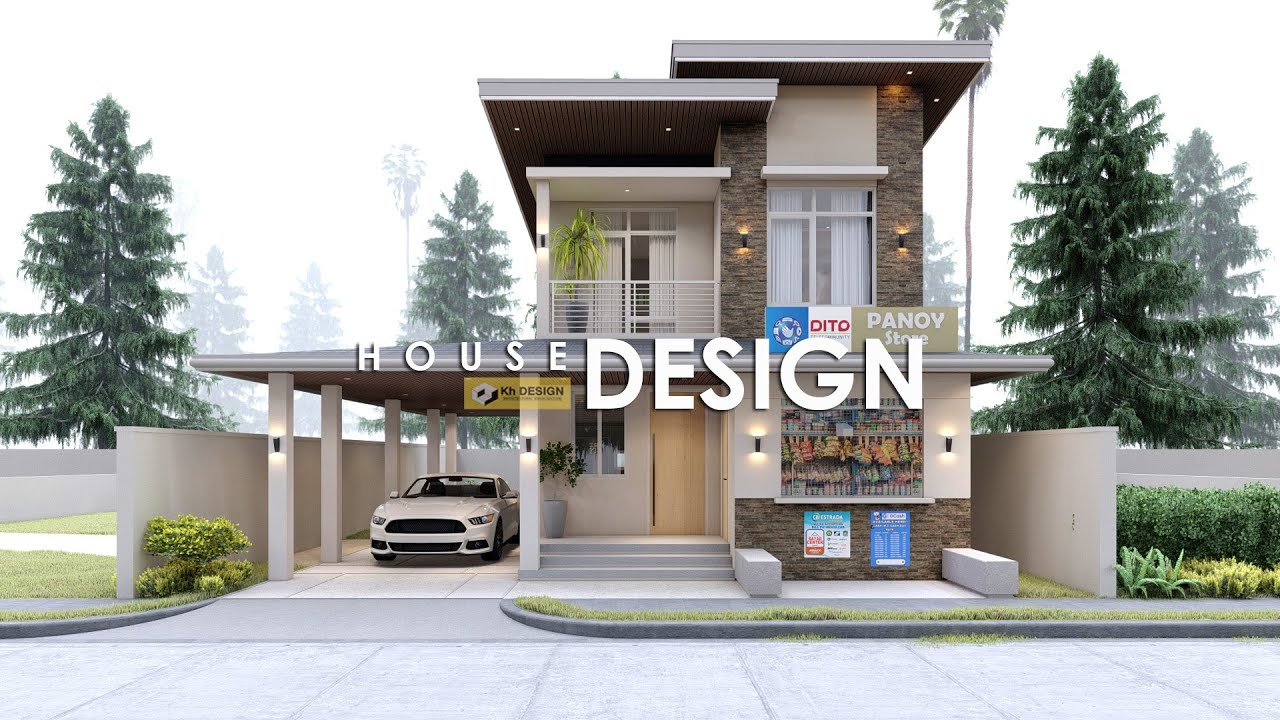 SIMPLE 2 STOREY HOUSE DESIGN | 3 BEDROOM | 6.00m x 9.00M (100sqm Total Floor Area)