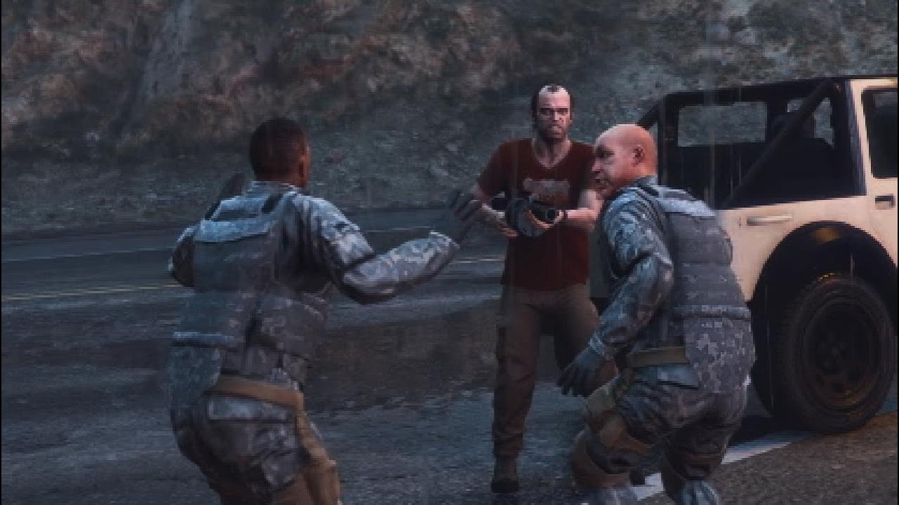 GTA 5 TREVOR RAMPAGE FIGHT