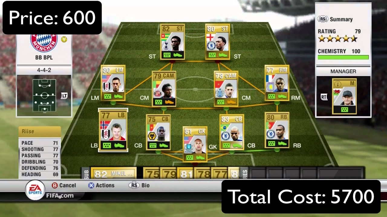 FIFA 12 Ultimate Team | Bargain Builder Ep. 2 | BPL Squad Builder