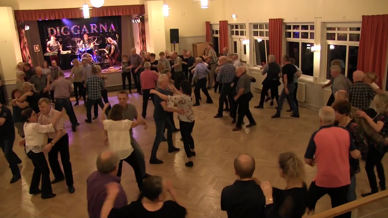 Lagagården 6/2 2018 med Diggarna no: 1 av 3. Pariserpolka och Åskbollen.