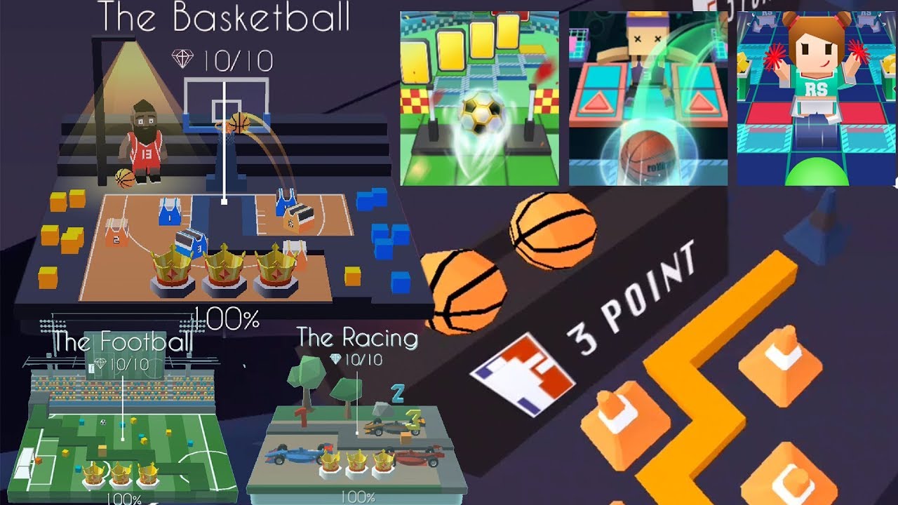 Dancing Line - All Sports Levels (& Rolling Sky) Basketball,Football,Racing | SHAvibe