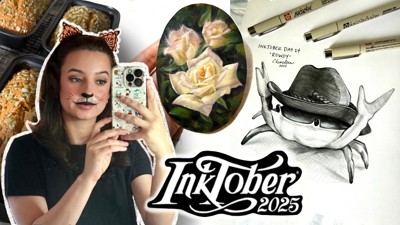 ART TRICKS & OCTOBER TREATS 🐈‍⬛ 🎃 👻