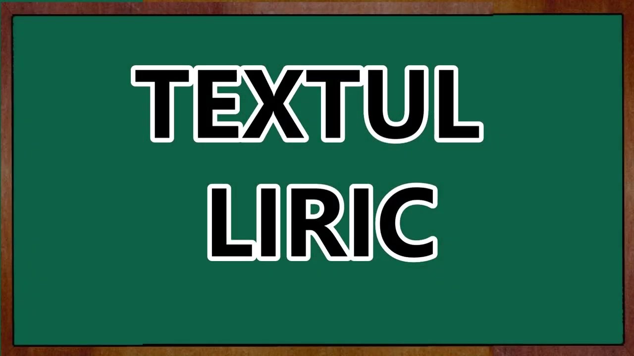 Textul liric, poezia, clasa a II-a