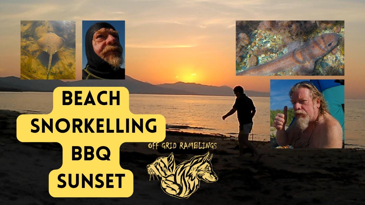 Exploring the Beauty of Derrymore Beach: Sun, Sea, Snorkelling BBQ & Evening Sunset!