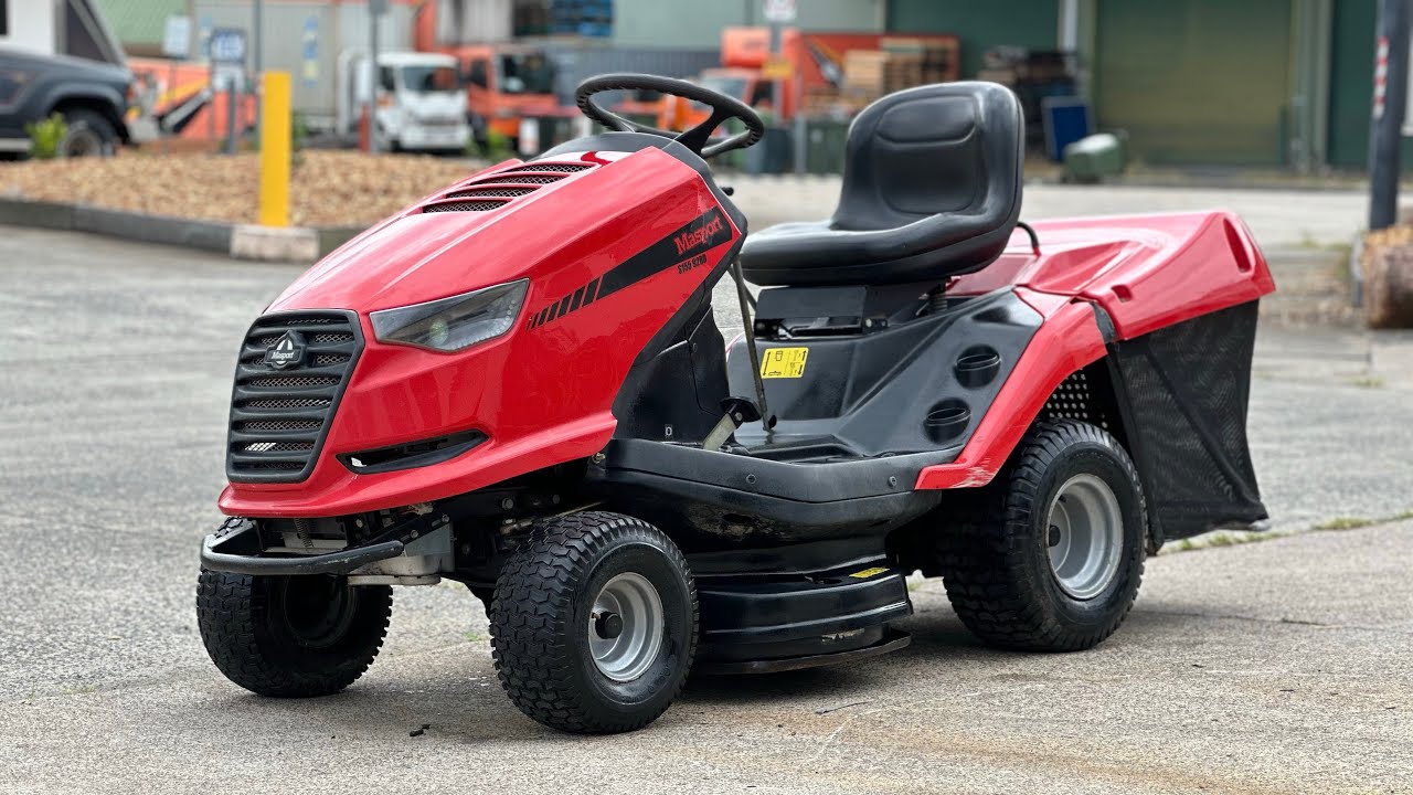 Masport S155RD Ride-On Mower Low Hours, Excellent Condition Walk Around Video