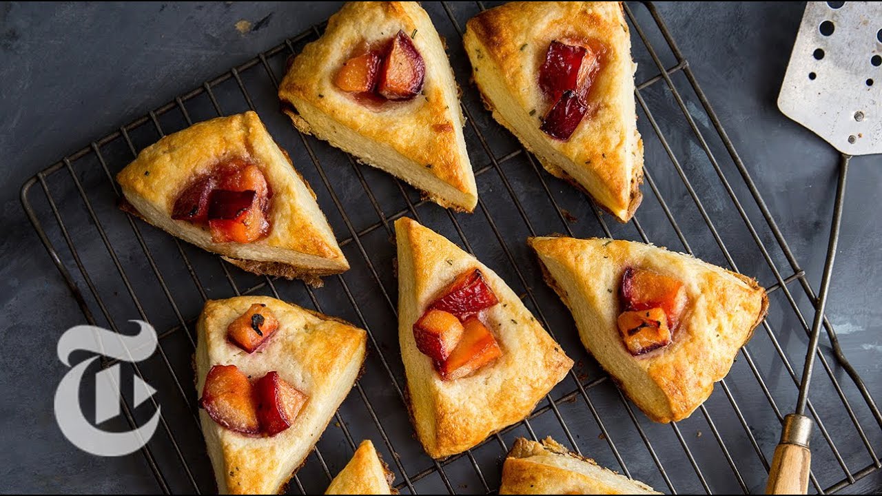 Cornmeal Plum Scones | Melissa Clark Recipes | The New York Times