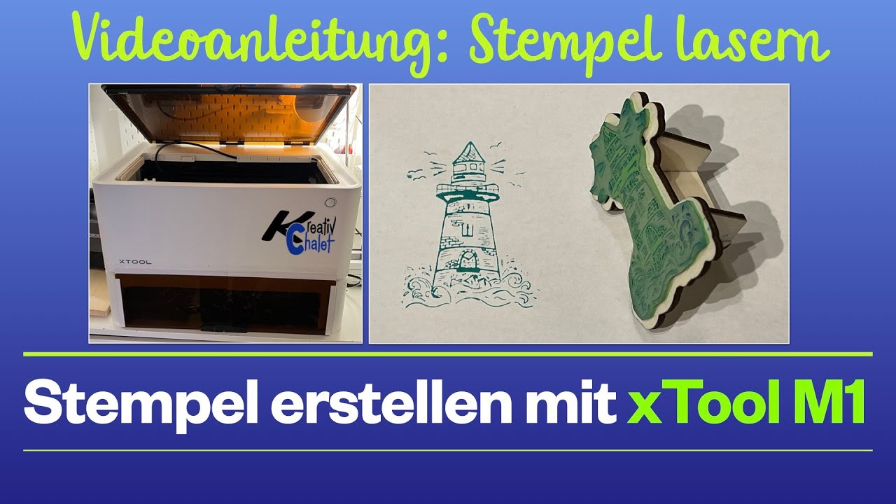 xTool M1 Laser: Stempel erstellen