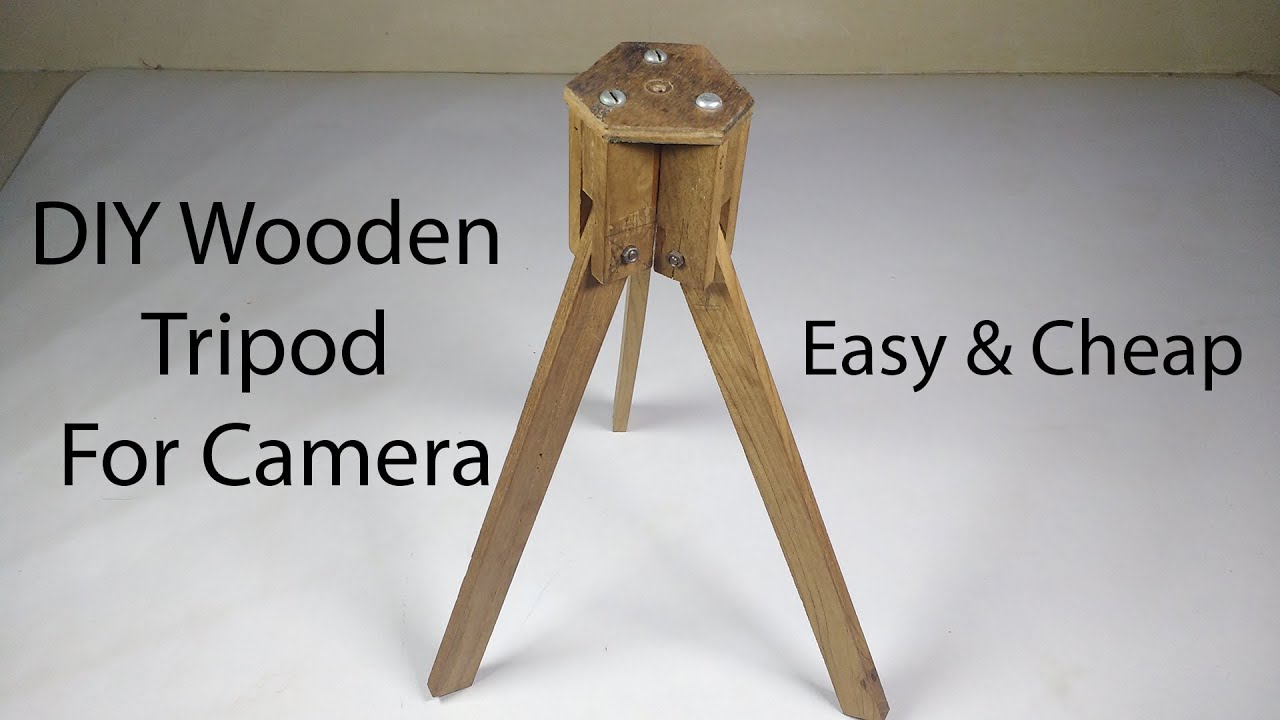 DIY Wooden Tripod For Camera (Very Easy)