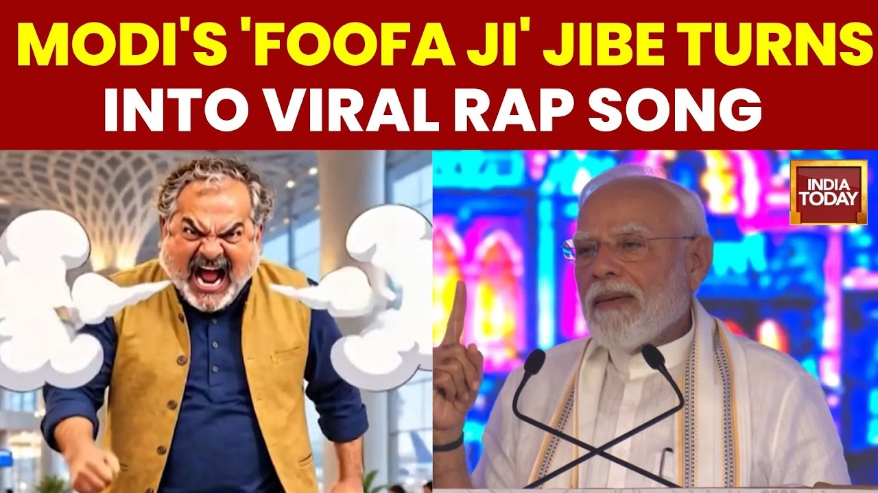 BJP&rsquo;s &lsquo;Naraaz Foofa Ji&rsquo; Rap Song Takes Social Media By Storm | Modi Jibe Goes Viral  | India Today