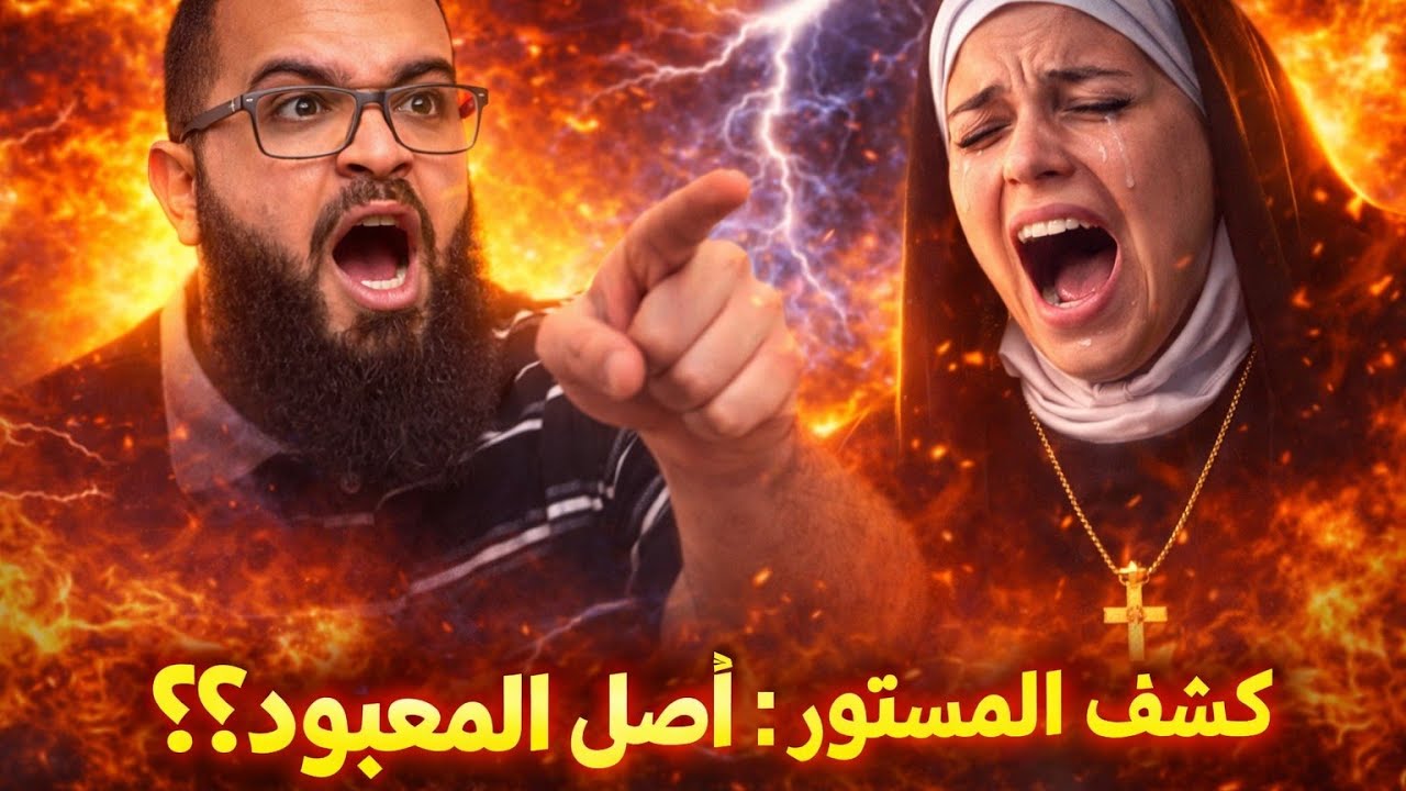الشيخ يفتح الكتاب ويصدم المسيحية بالحقيقة: 'من تعبدينه جاء من أفعال محرمة '.. شاهد لحظة انهيارها