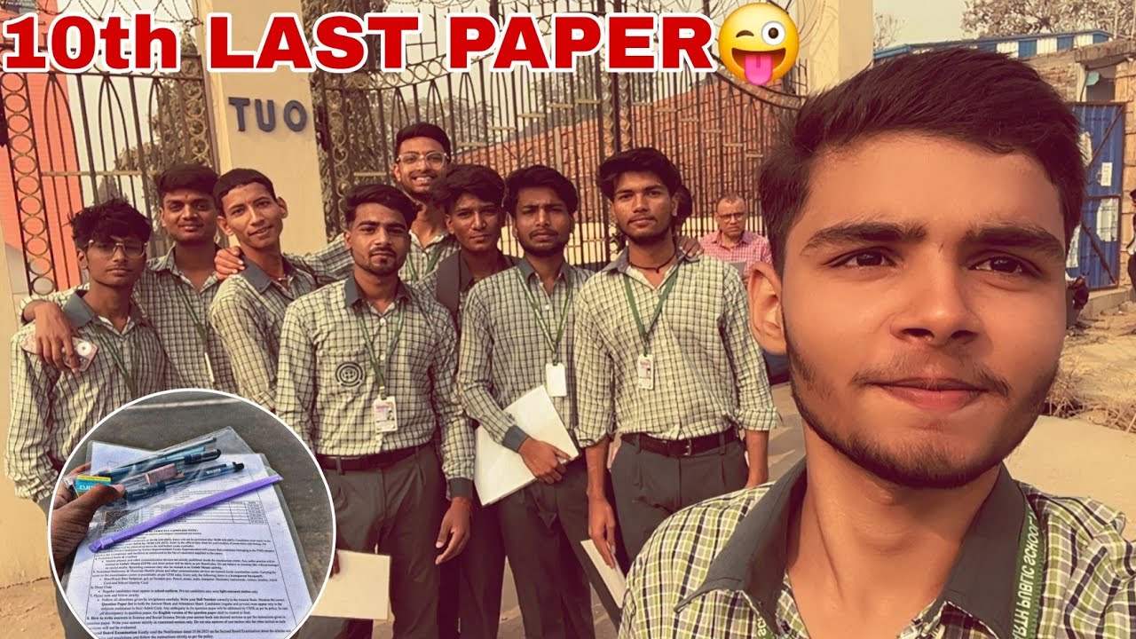✌️“Final Board Exam Day Vlog | Stress to Freedom”😜