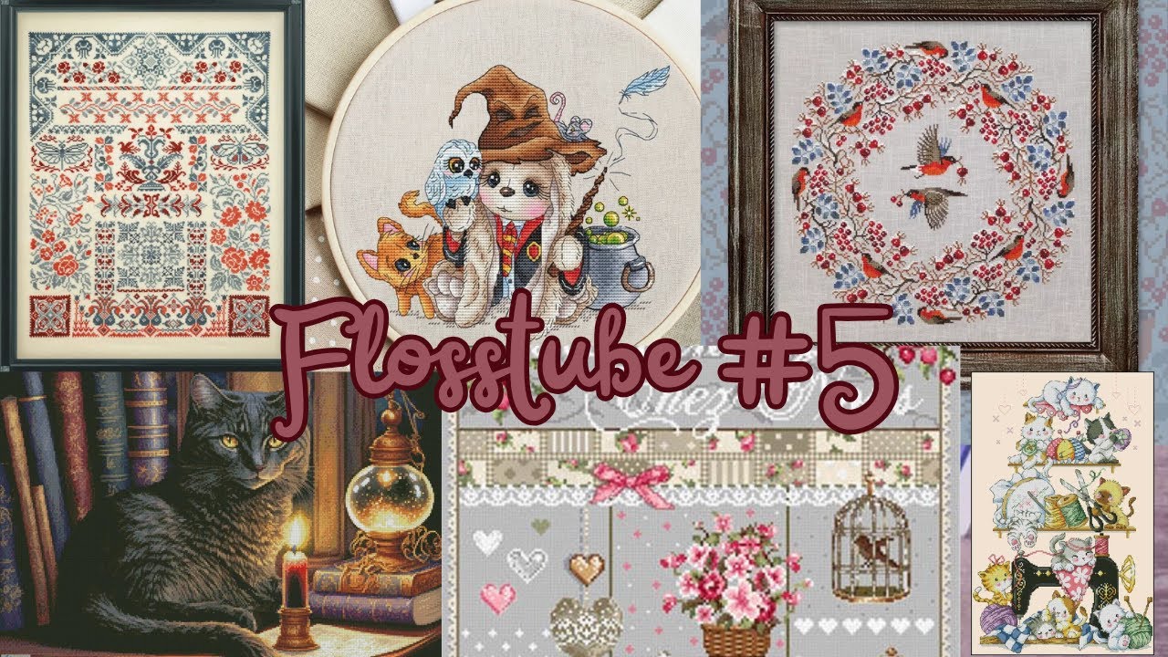 🧵 Flosstube 5 - Février 2025 - De magnifiques découvertes