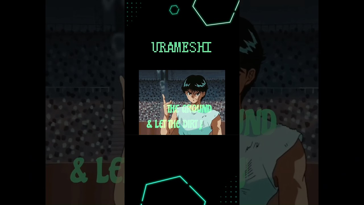 URAMESHI #nerdcorehiphop #anime #amv #yuyuhakusho #animeedits