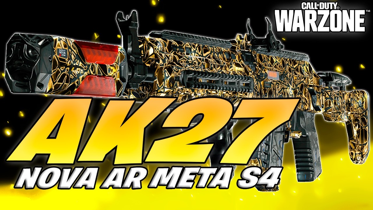 *ZERO RECOIL* A 💯AK27 &Eacute; O NOVO META AR💯 DA SEASON 4!! | CLASSE AK 27 WARZONE