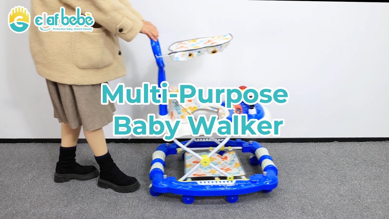 Clafbebe |  Multi-Purpose Baby Walkers | Baby Swing | Music | Toy