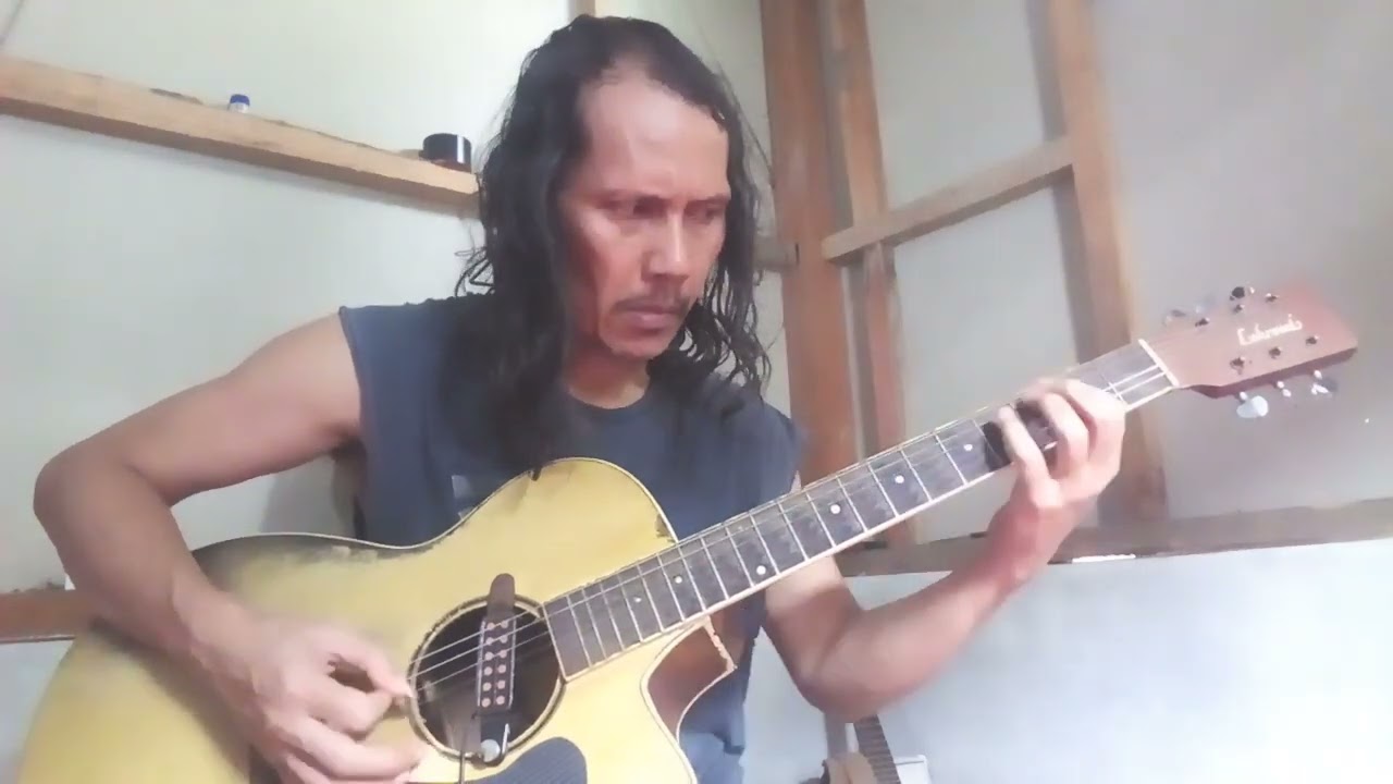 Bapak ini gitaris pelosok main gitar ngerii teknik yngwie master shred